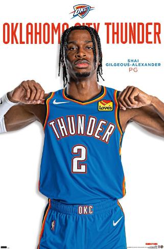 Trending - OKC SGA Poster - Shop NBA